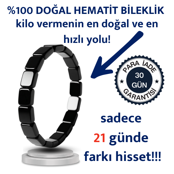 Novatit Hematit Güç Bilekliği
