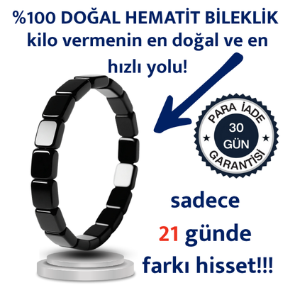 Novatit Hematit Güç Bilekliği